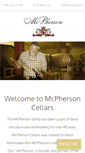 Mobile Screenshot of mcphersoncellars.com